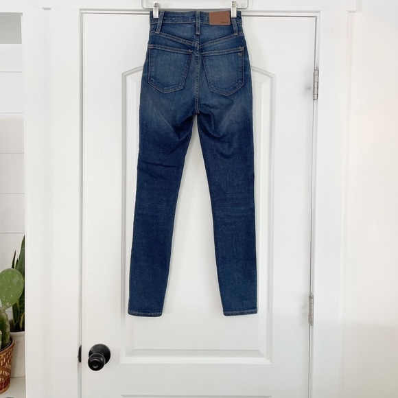 NWOT Madewell Curvy 10” High Rise Jean Moreaux Dark Wash - 23 - Picture 10 of 10